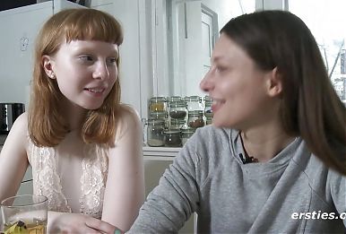 Ersties - Sexy Talia Spoils Redhead Beauty Bonnie With Pussy Licks and Ice